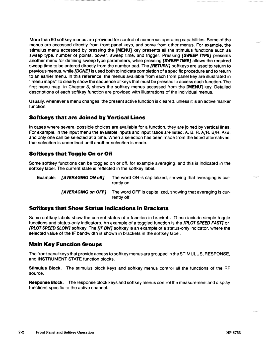 Agilent Technologies 8753C1 manual 