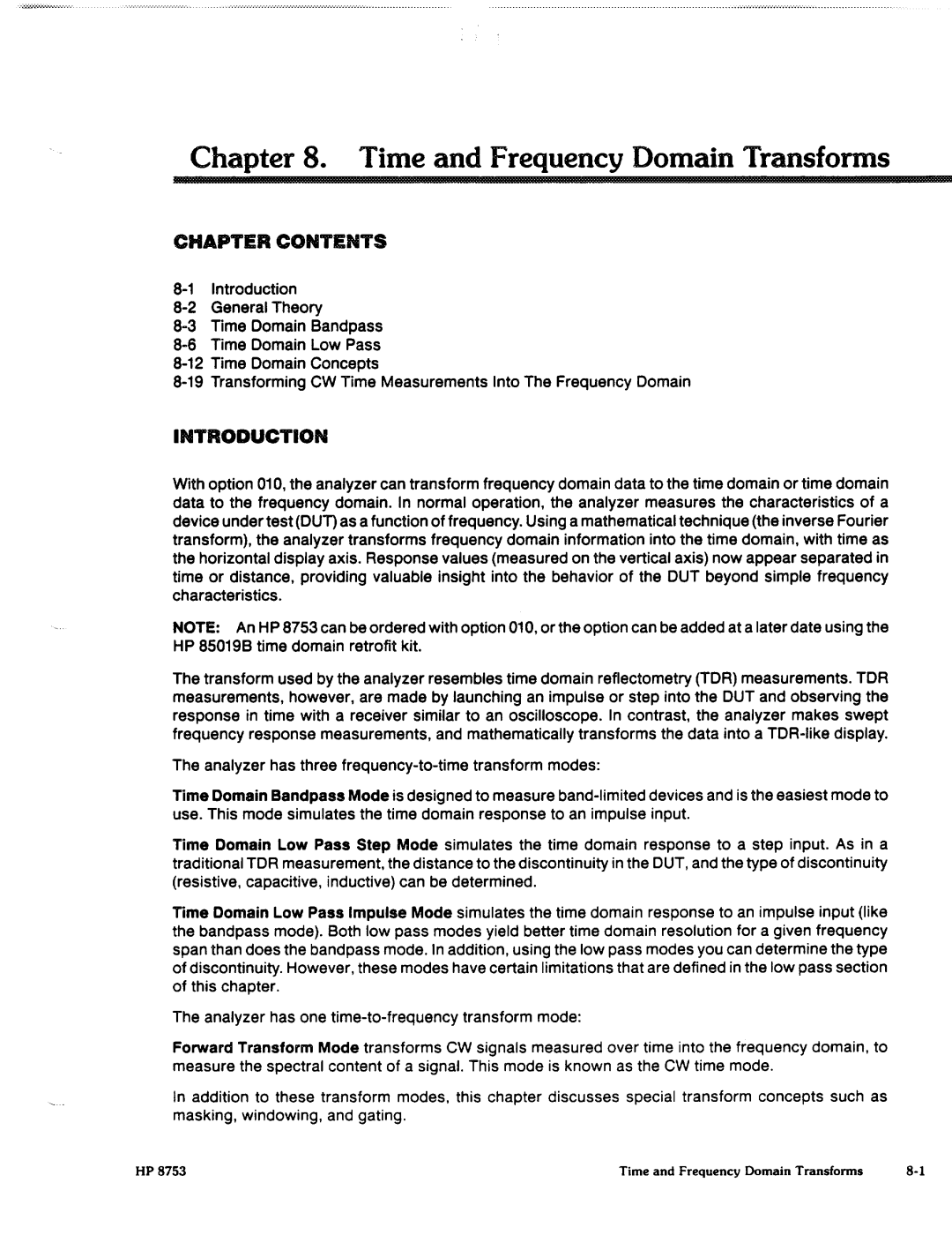 Agilent Technologies 8753C1 manual 