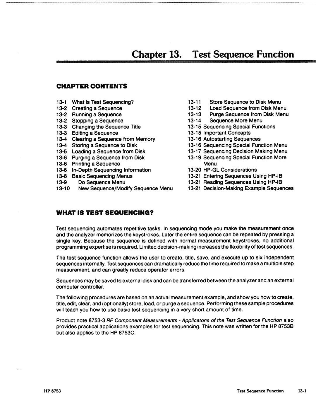 Agilent Technologies 8753C1 manual 