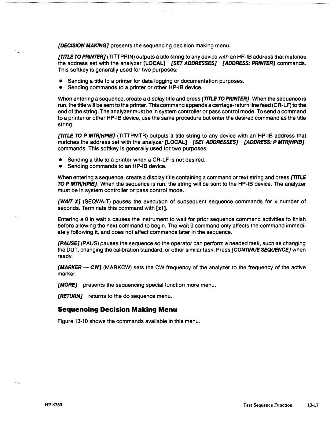 Agilent Technologies 8753C1 manual 