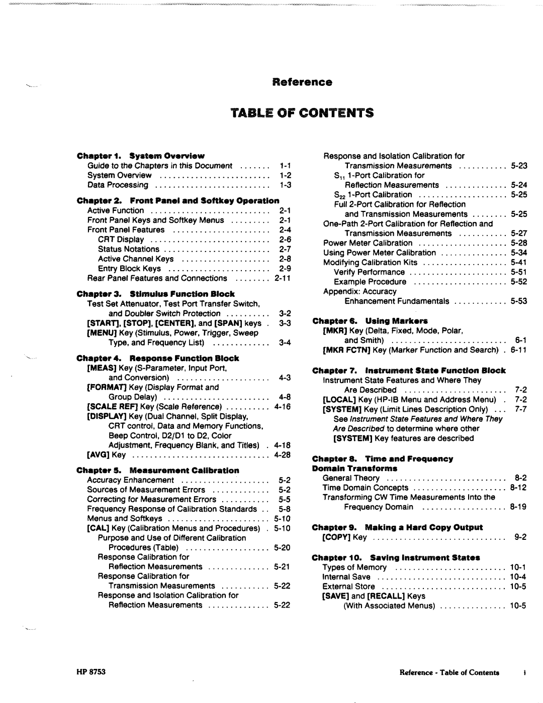 Agilent Technologies 8753C1 manual 