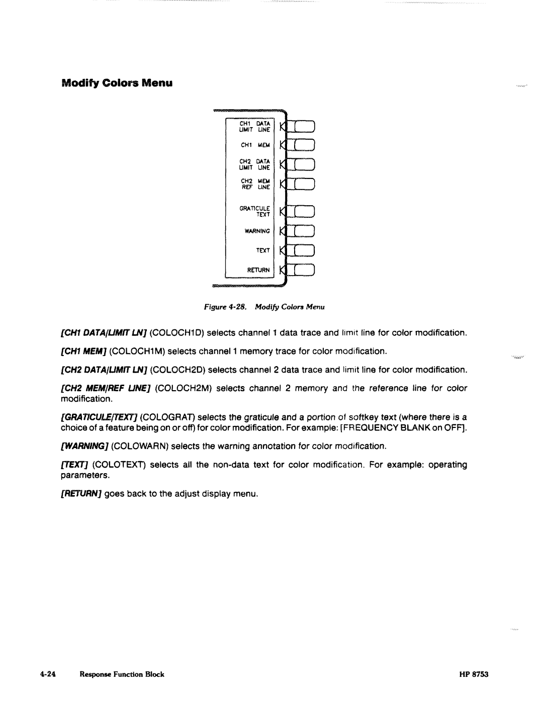 Agilent Technologies 8753C1 manual 