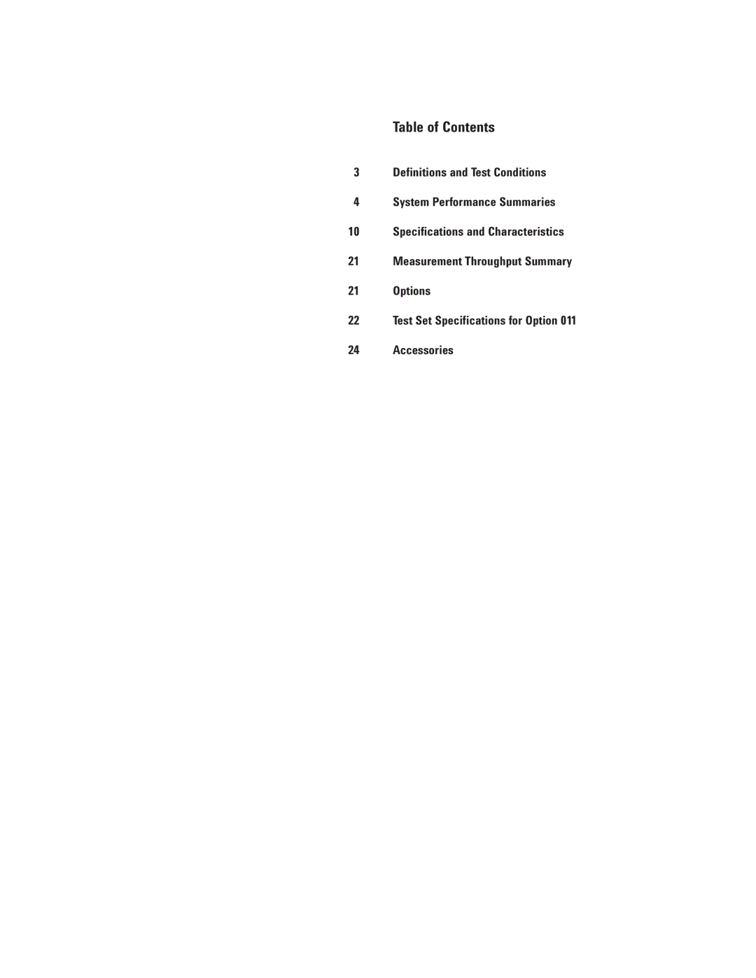 Agilent Technologies 8753ES, 8753ET manual Table of Contents 