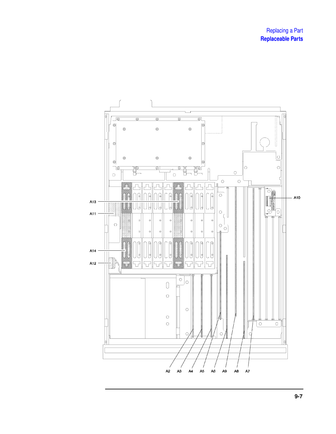 Agilent Technologies 8922 manual Replaceable Parts 