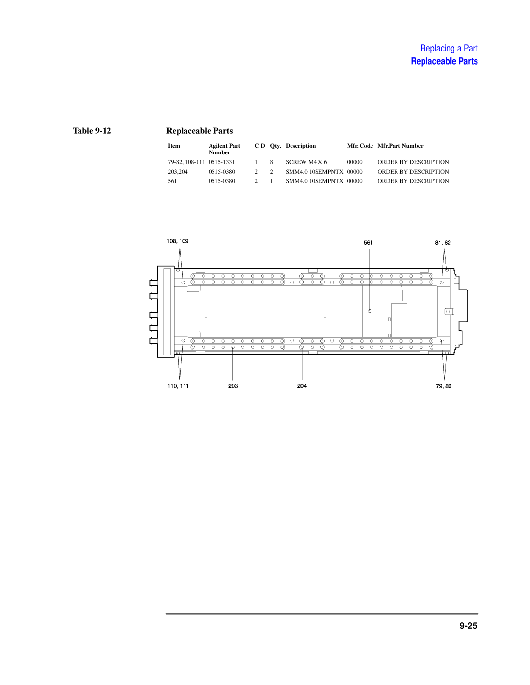 Agilent Technologies 8922 manual 79-82, 108-111 