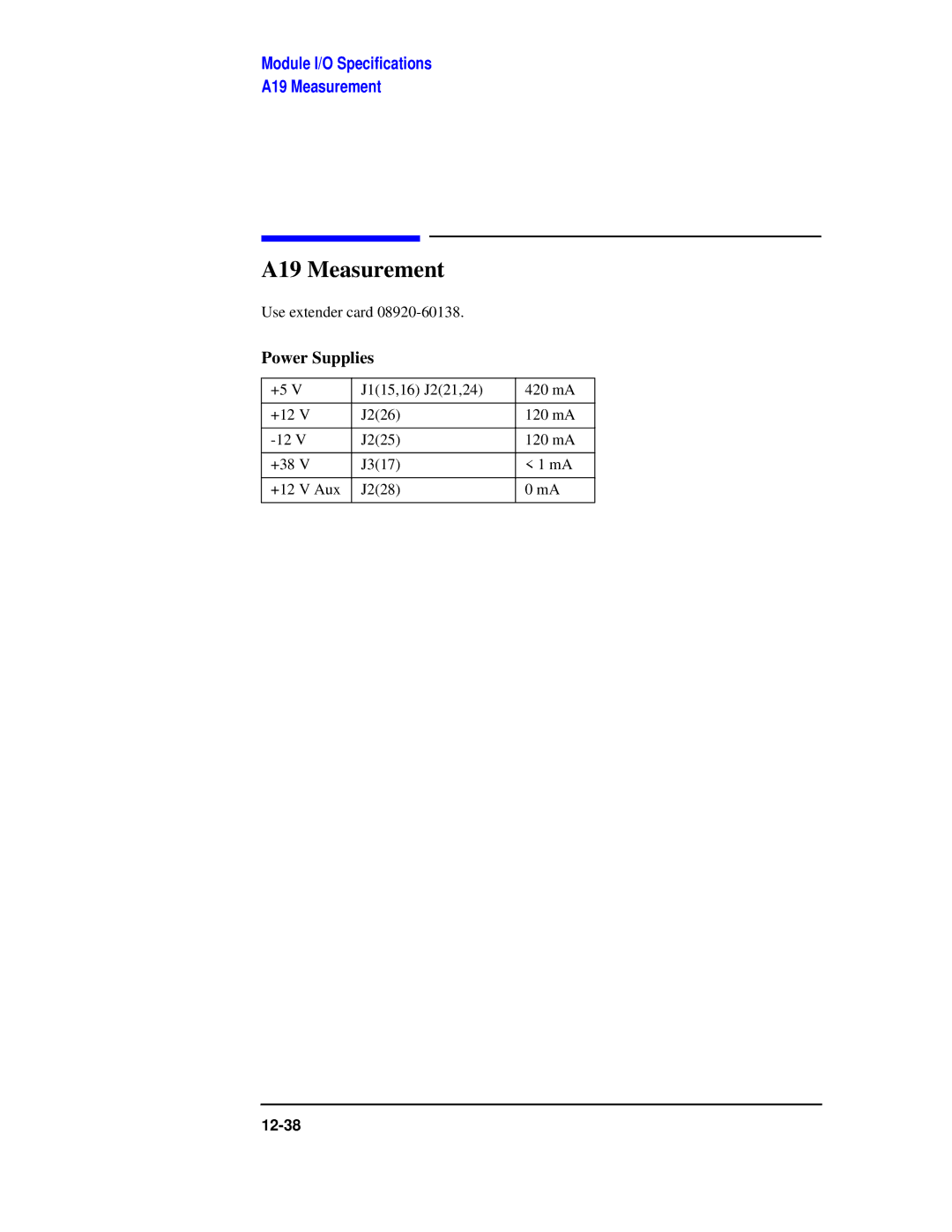 Agilent Technologies 8922 manual A19 Measurement 