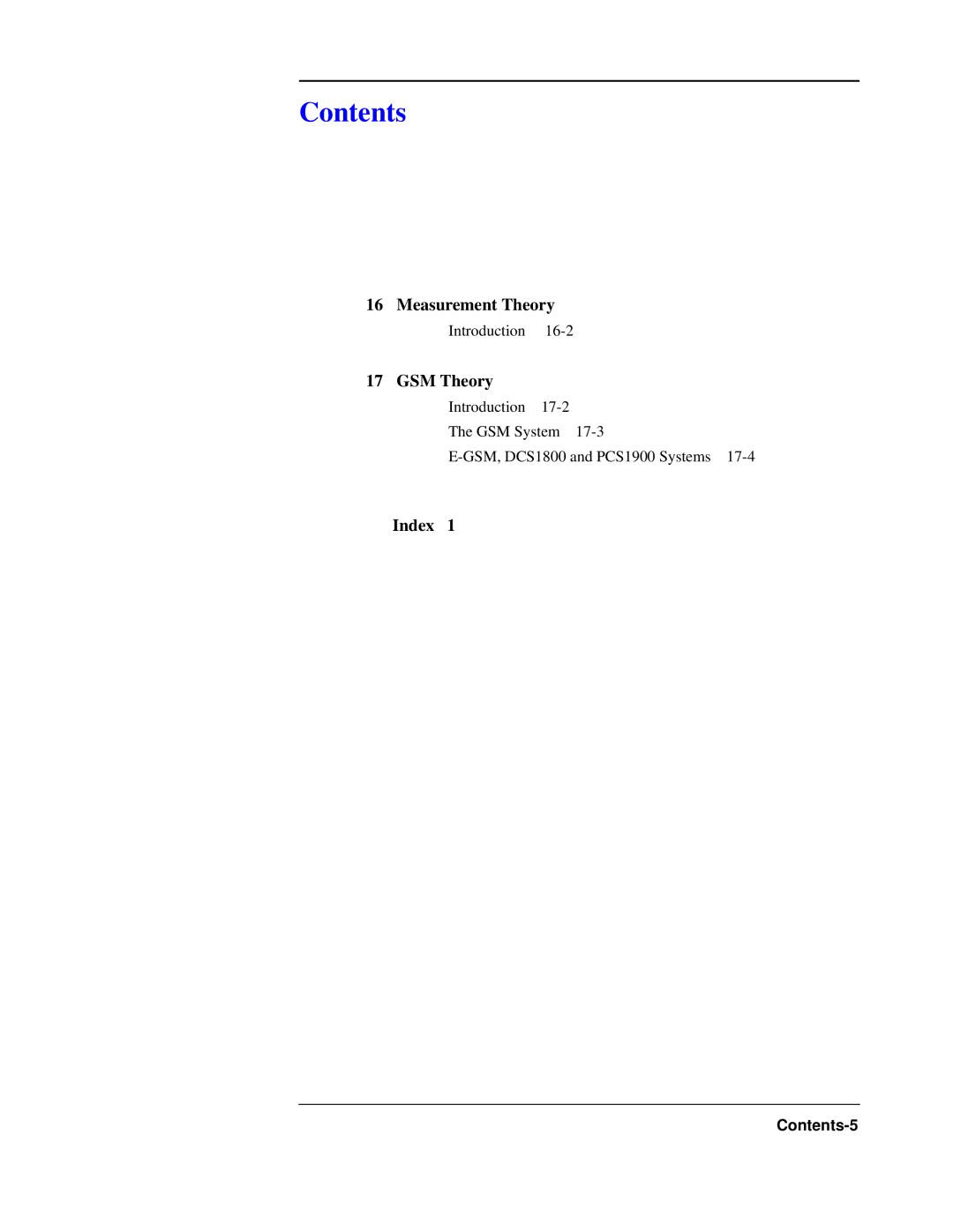 Agilent Technologies 8922 manual Measurement Theory, GSM Theory, Index 