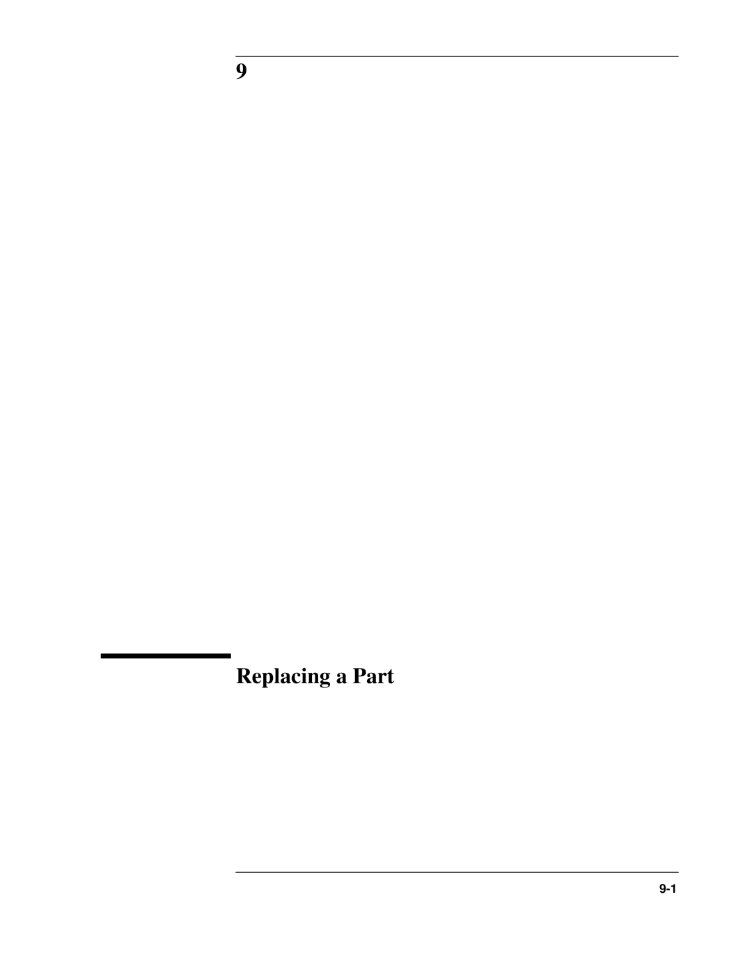 Agilent Technologies 8922 manual Replacing a Part 