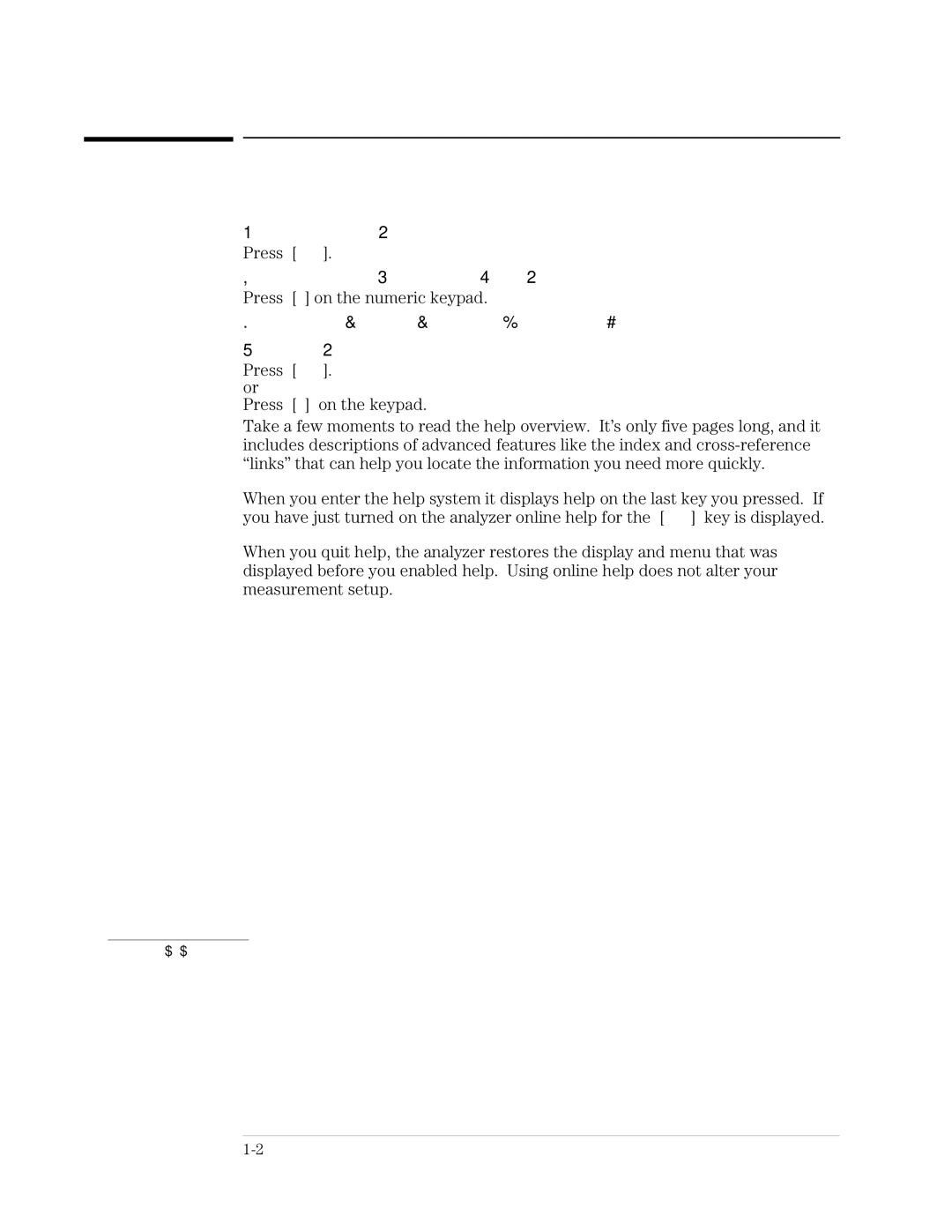 Agilent Technologies 89441A manual To learn about online help, Enter the online help system Press Help 