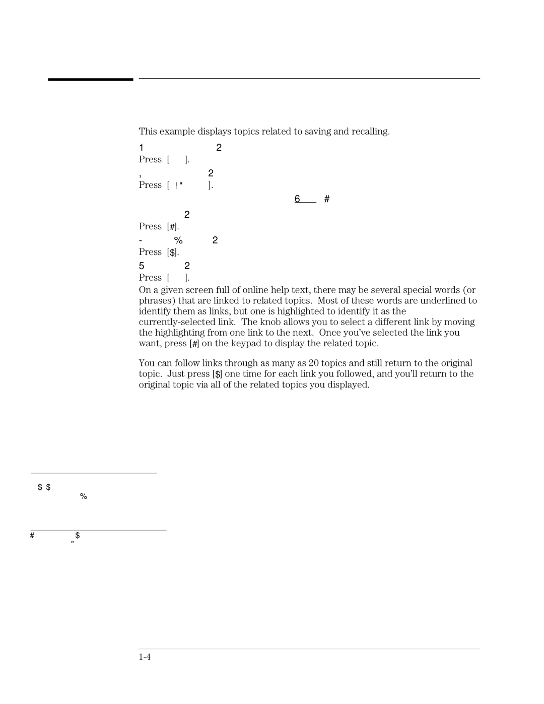 Agilent Technologies 89441A manual To display a related help topic 