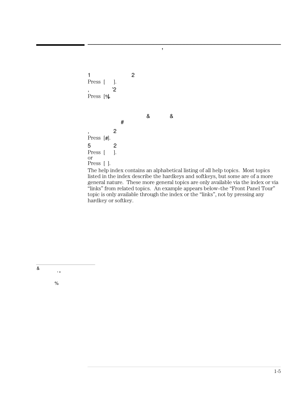 Agilent Technologies 89441A manual To select a topic from the help index 