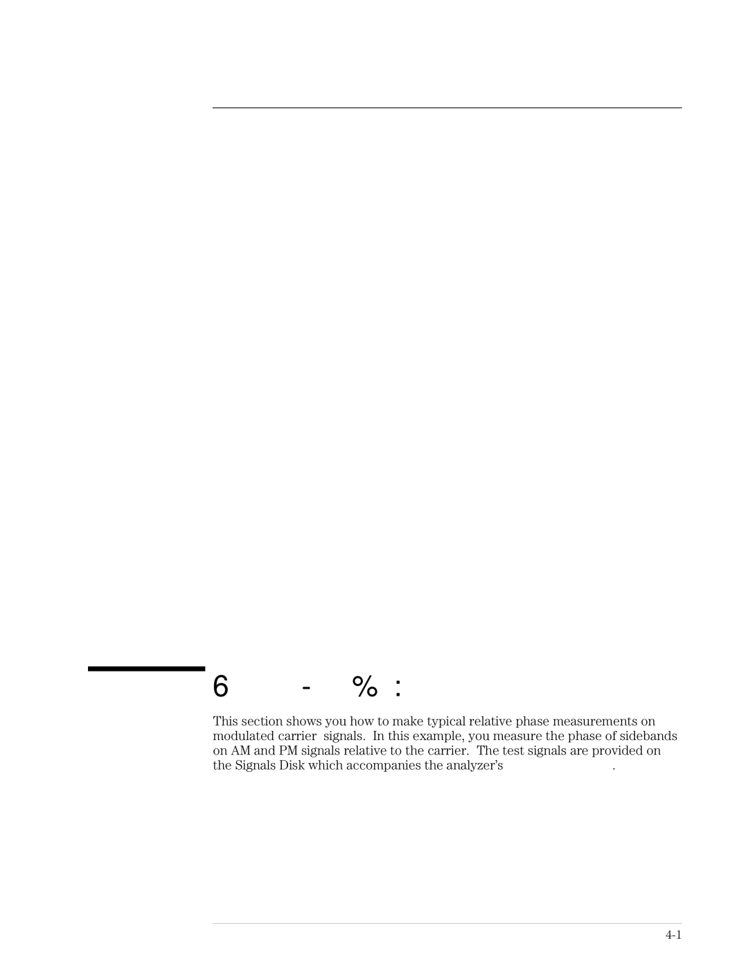 Agilent Technologies 89441A manual Measuring Relative Phase 