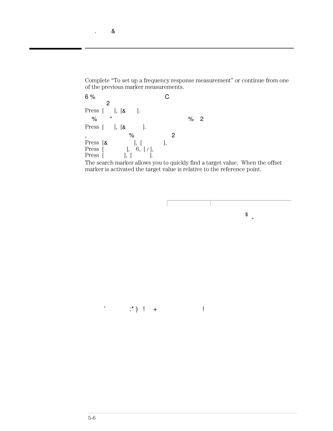 Agilent Technologies 89441A manual To use the search marker 