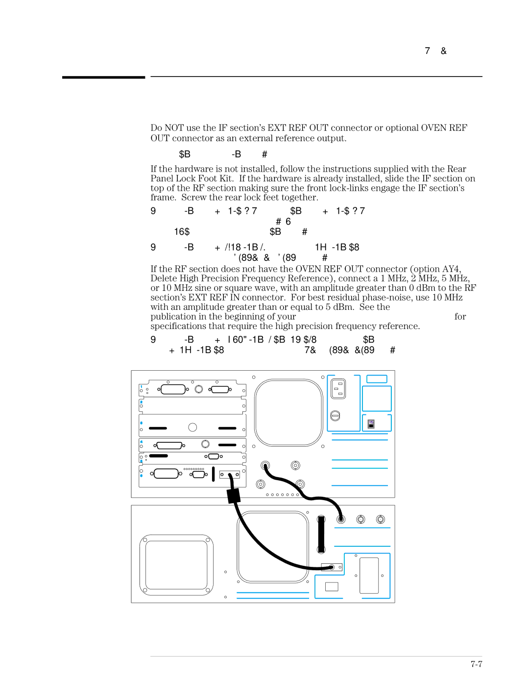 Agilent Technologies 89441A manual To connect the sections 