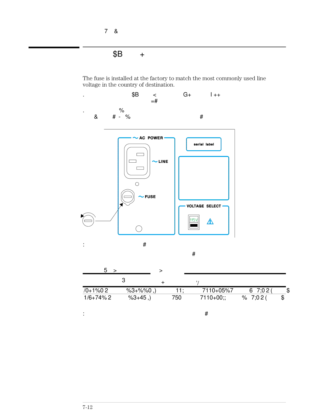 Agilent Technologies 89441A manual To change the if section’s fuse 