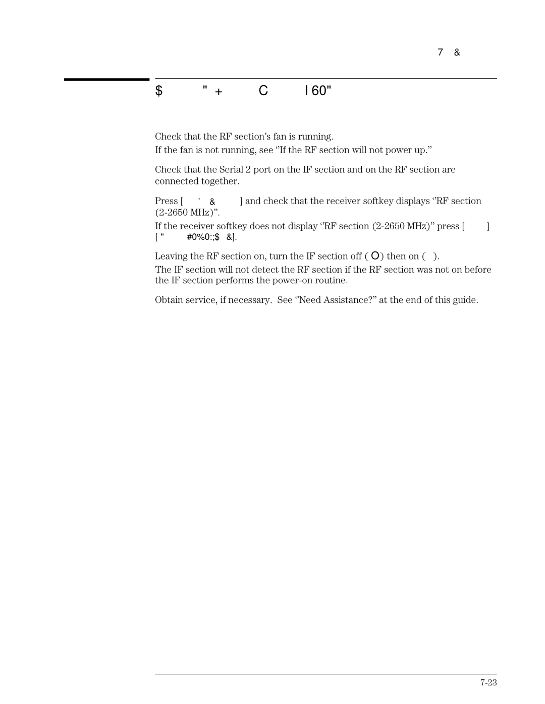 Agilent Technologies 89441A manual If the analyzer’s stop frequency is 10 MHz 