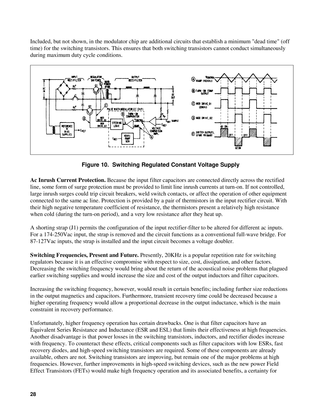 Agilent Technologies 90B manual Switching Regulated Constant Voltage Supply 