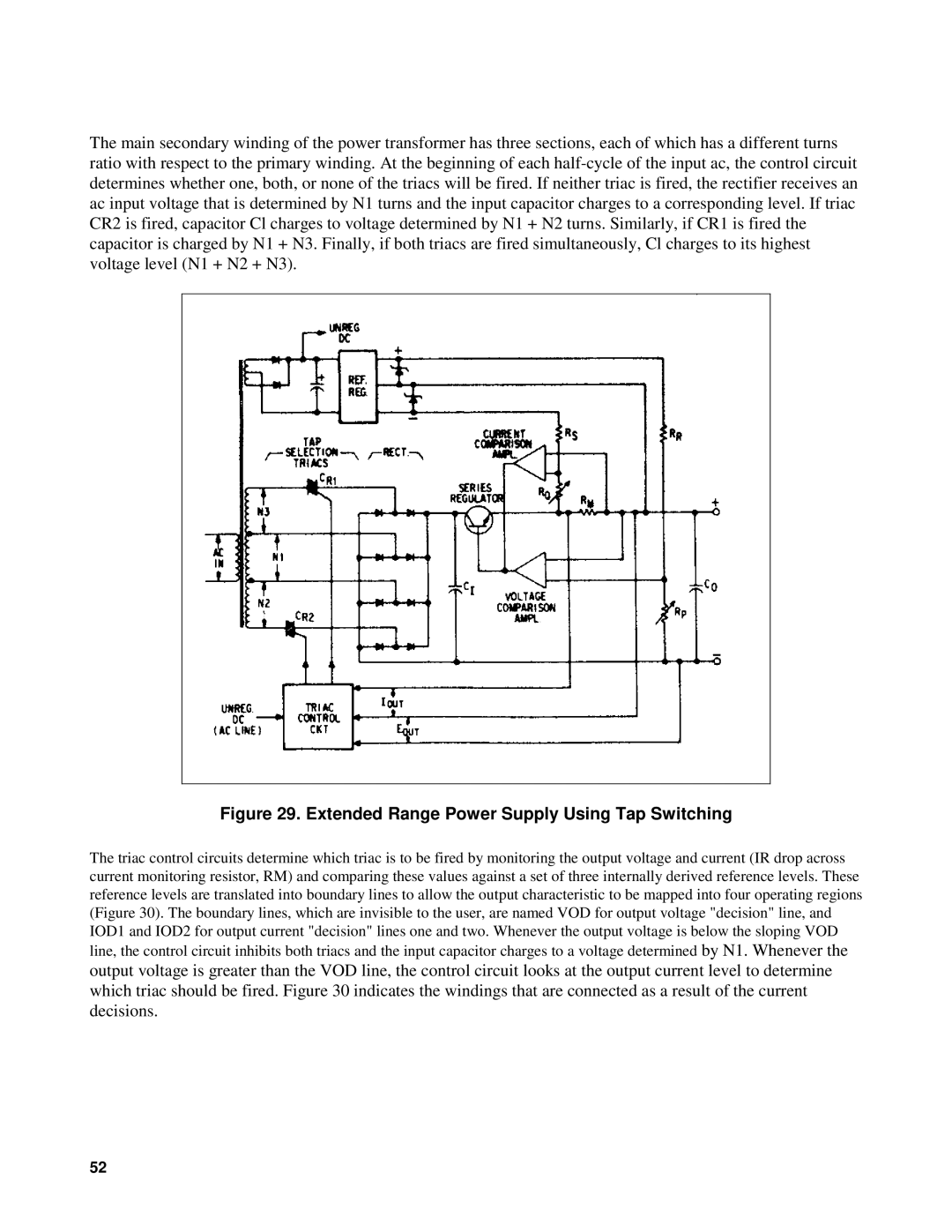 Agilent Technologies 90B manual Extended Range Power Supply Using Tap Switching 