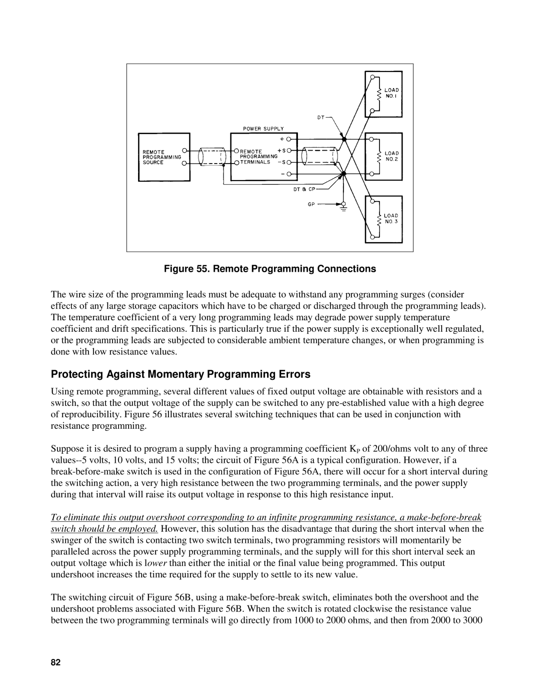 Agilent Technologies 90B manual Protecting Against Momentary Programming Errors, Remote Programming Connections 