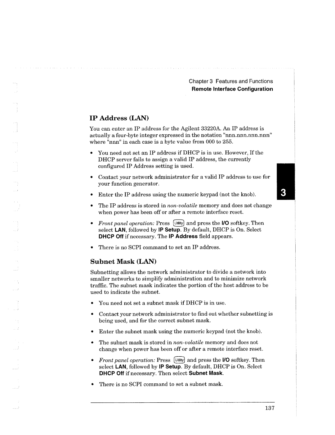 Agilent Technologies Agilent 33220A manual 