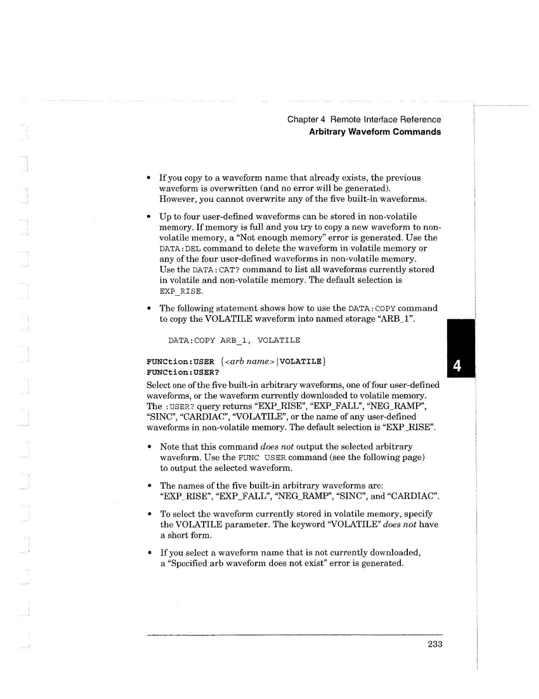 Agilent Technologies Agilent 33220A manual 