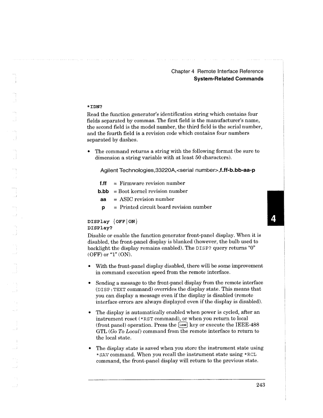 Agilent Technologies Agilent 33220A manual 