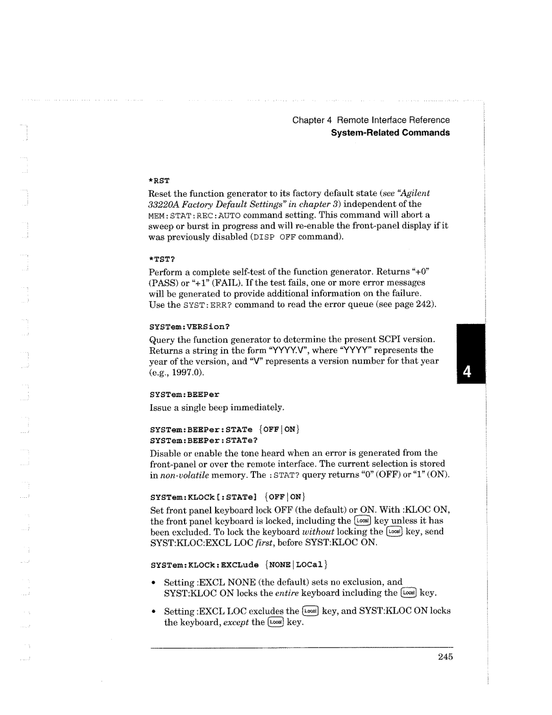 Agilent Technologies Agilent 33220A manual 