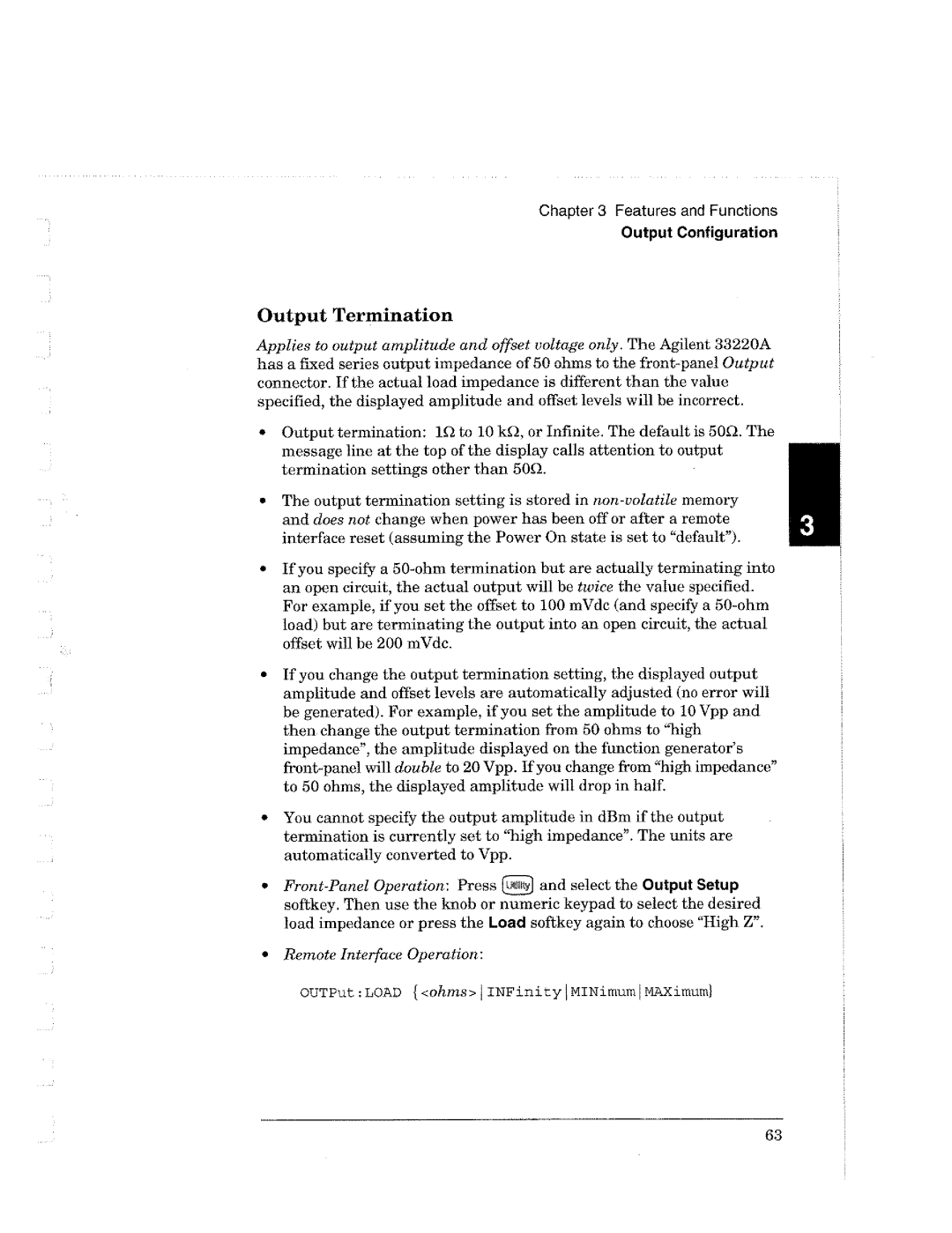 Agilent Technologies Agilent 33220A manual 