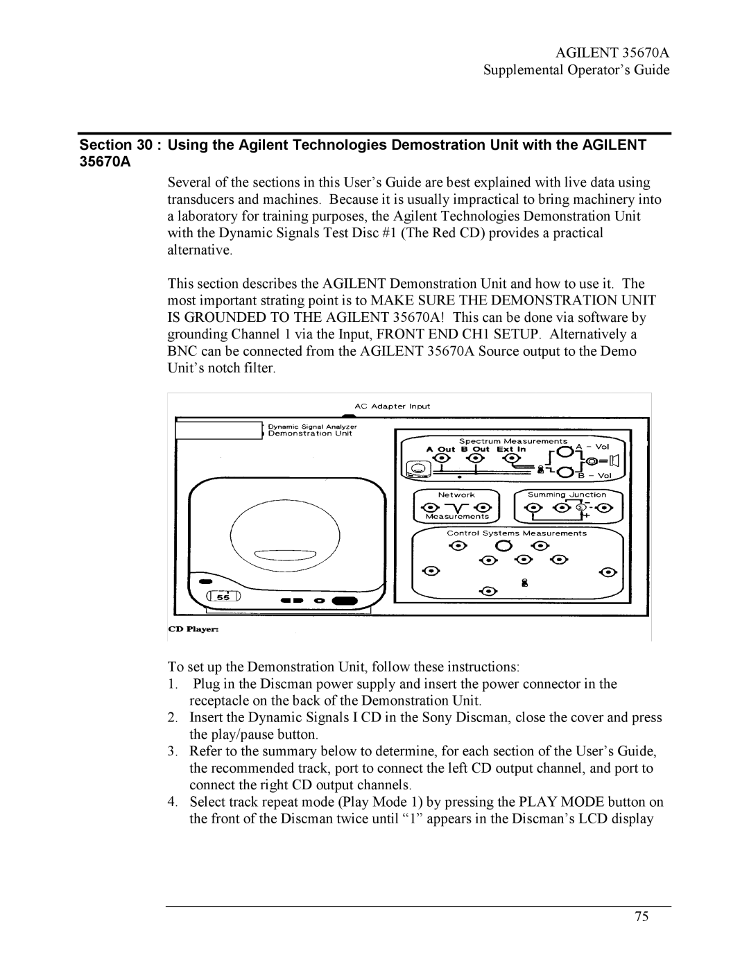 Agilent Technologies Agilent 35670A manual 