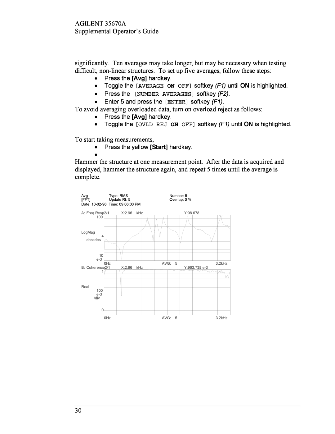 Agilent Technologies Agilent 35670A manual AGILENT 35670A Supplemental Operator’s Guide 