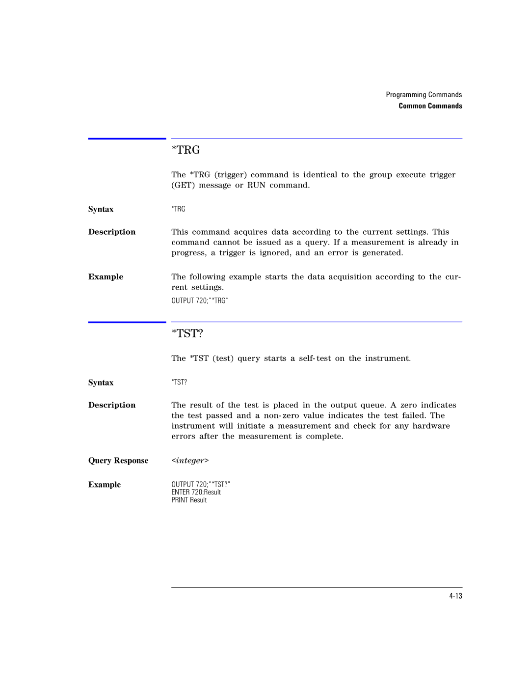 Agilent Technologies Agilent 86120C manual Trg 