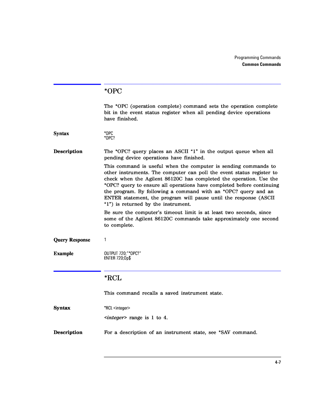 Agilent Technologies Agilent 86120C manual 