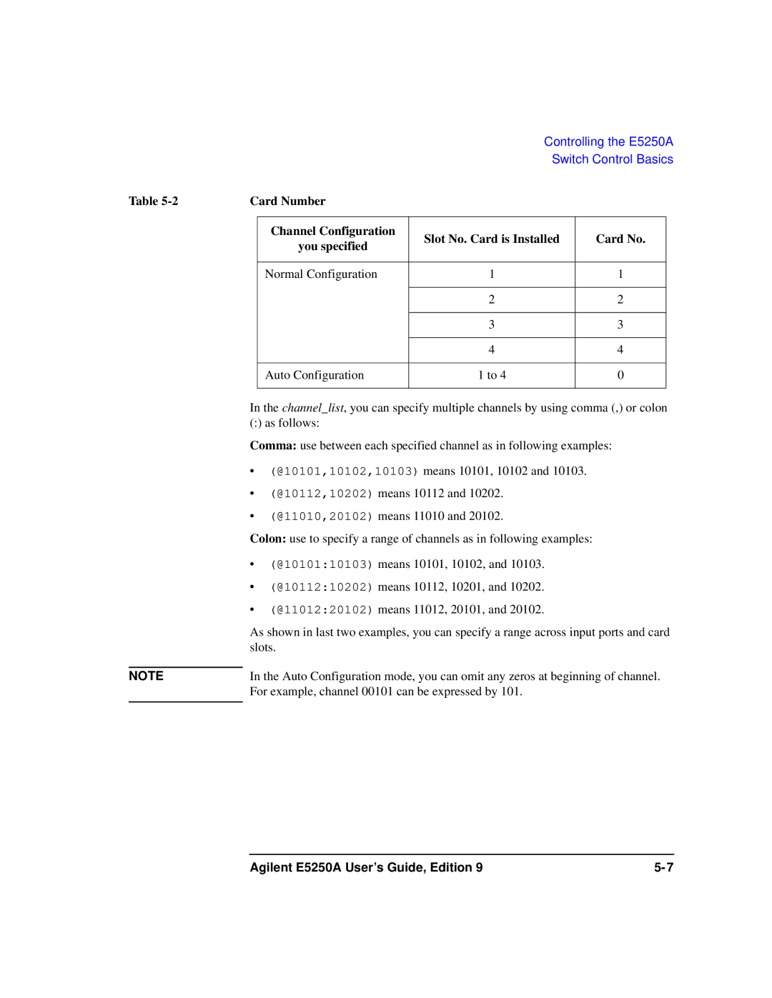 Agilent Technologies manual Agilent E5250A User’s Guide, Edition 