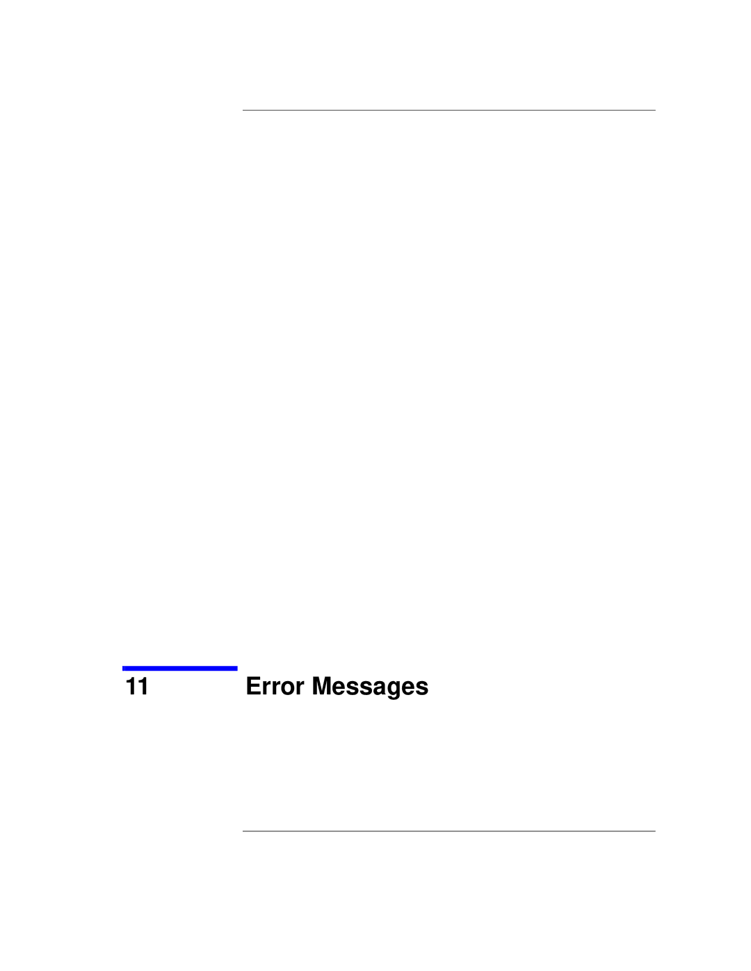 Agilent Technologies Agilent E5250A manual Error Messages 