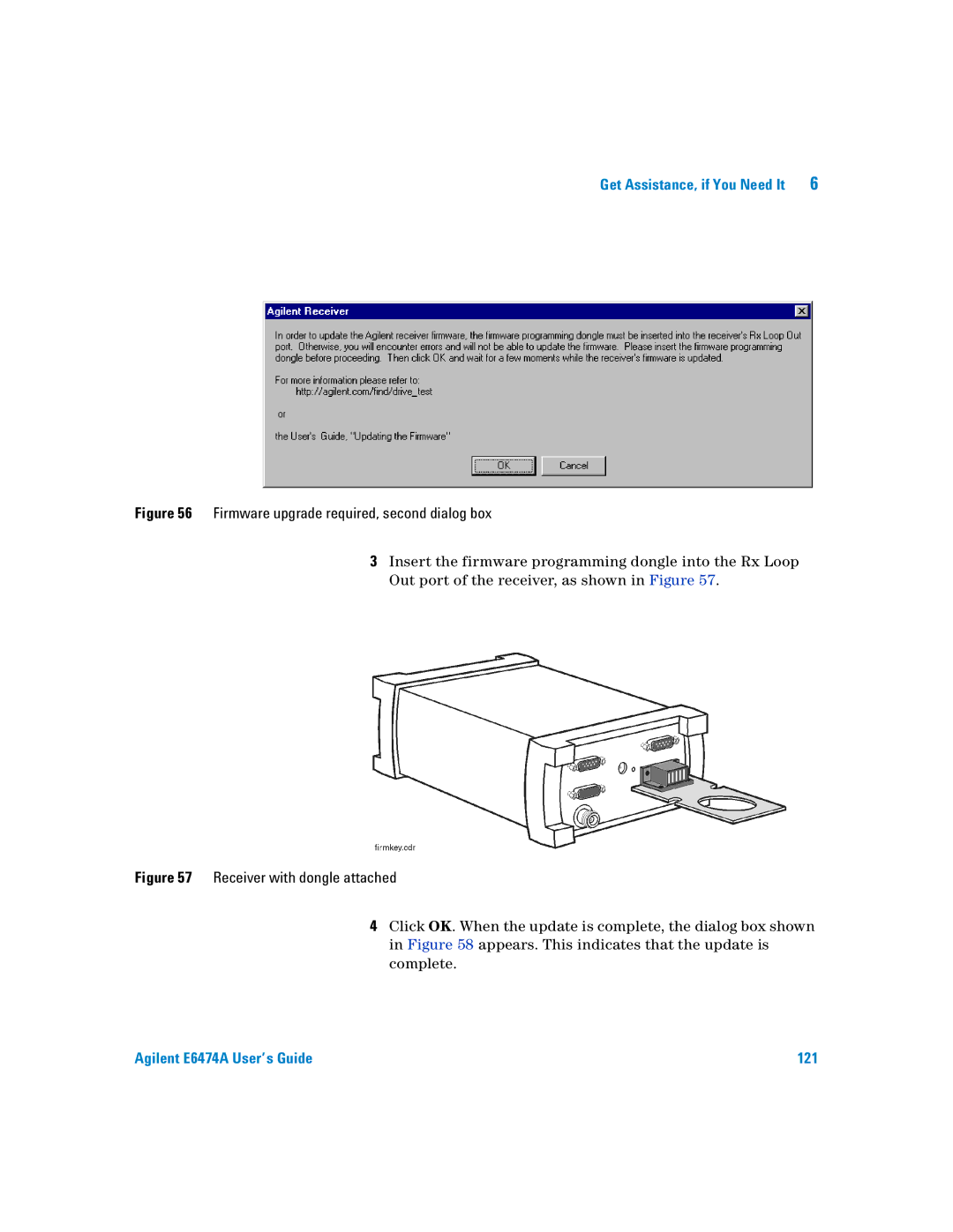 Agilent Technologies manual Agilent E6474A User’s Guide 121 