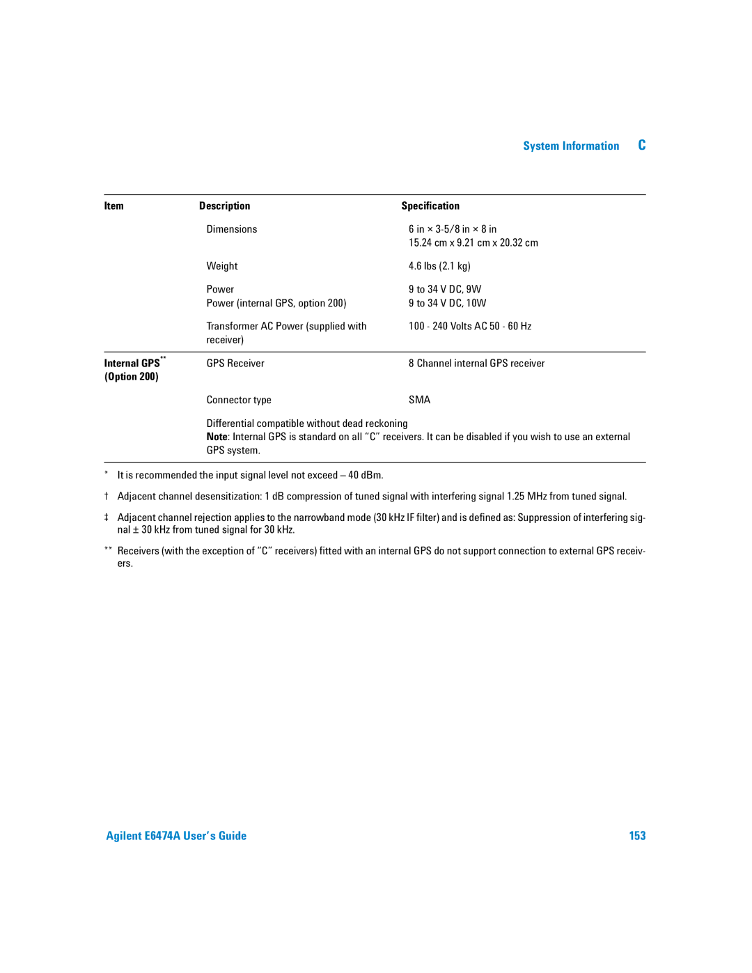 Agilent Technologies manual Agilent E6474A User’s Guide 153 