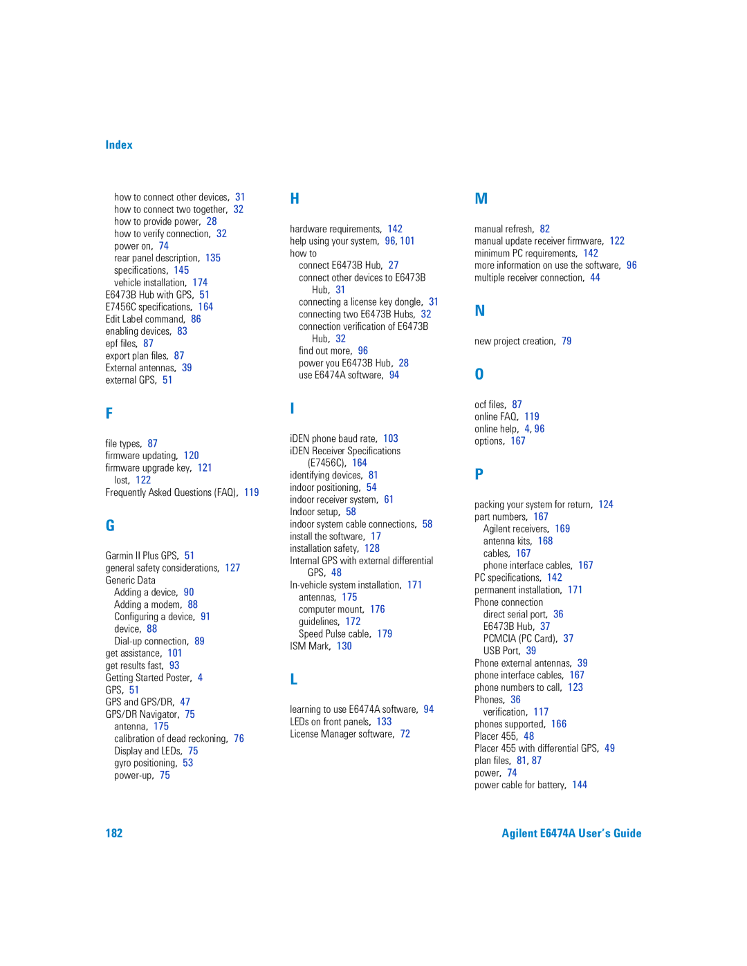 Agilent Technologies Agilent E6474A Epf files, File types, Lost, Garmin II Plus GPS, Hub, 32 find out more, ISM Mark 