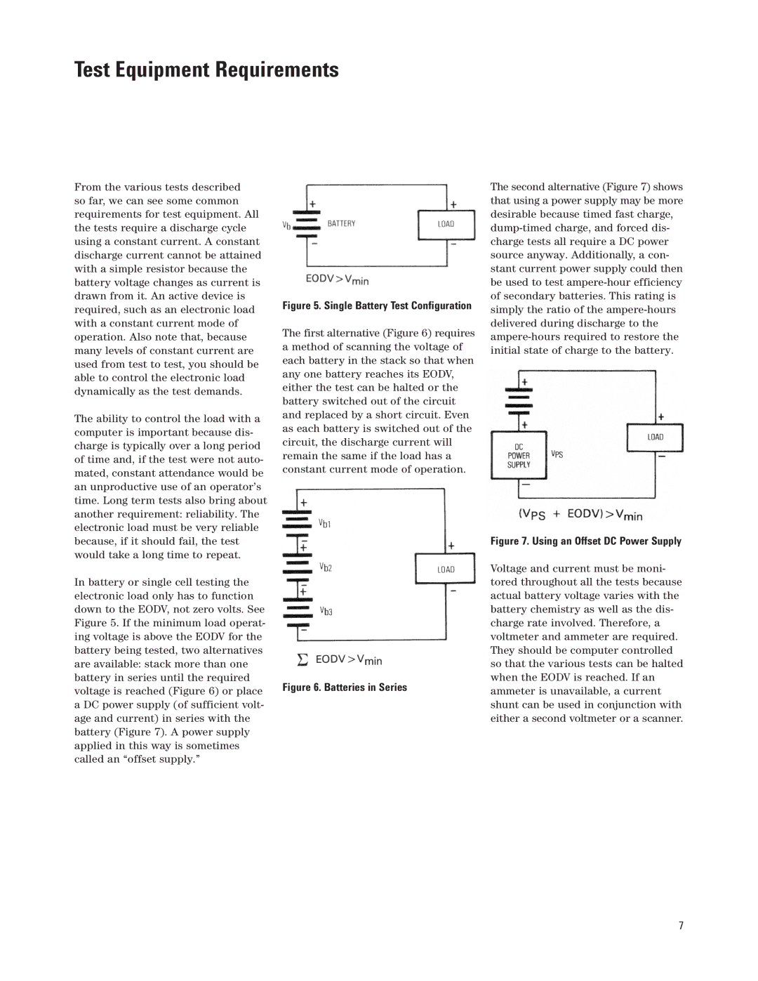 Agilent Technologies AN 372-2 manual Test Equipment Requirements, Batteries in Series 