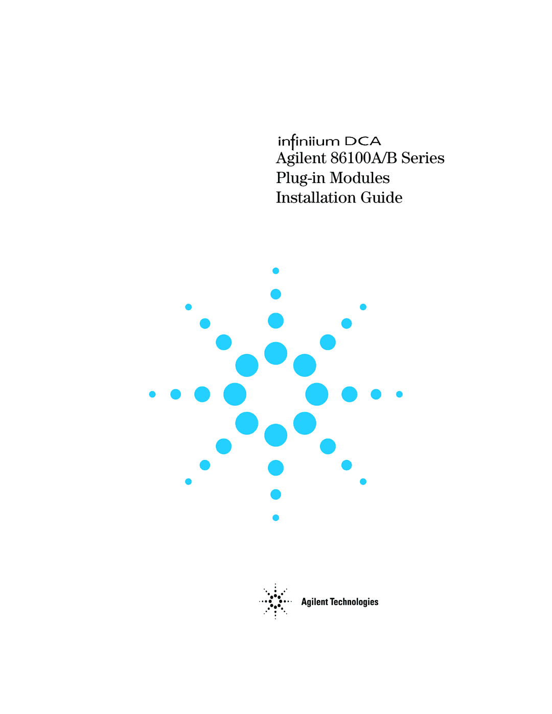 Agilent Technologies manual Agilent 86100A/B Series Plug-in Modules Installation Guide 