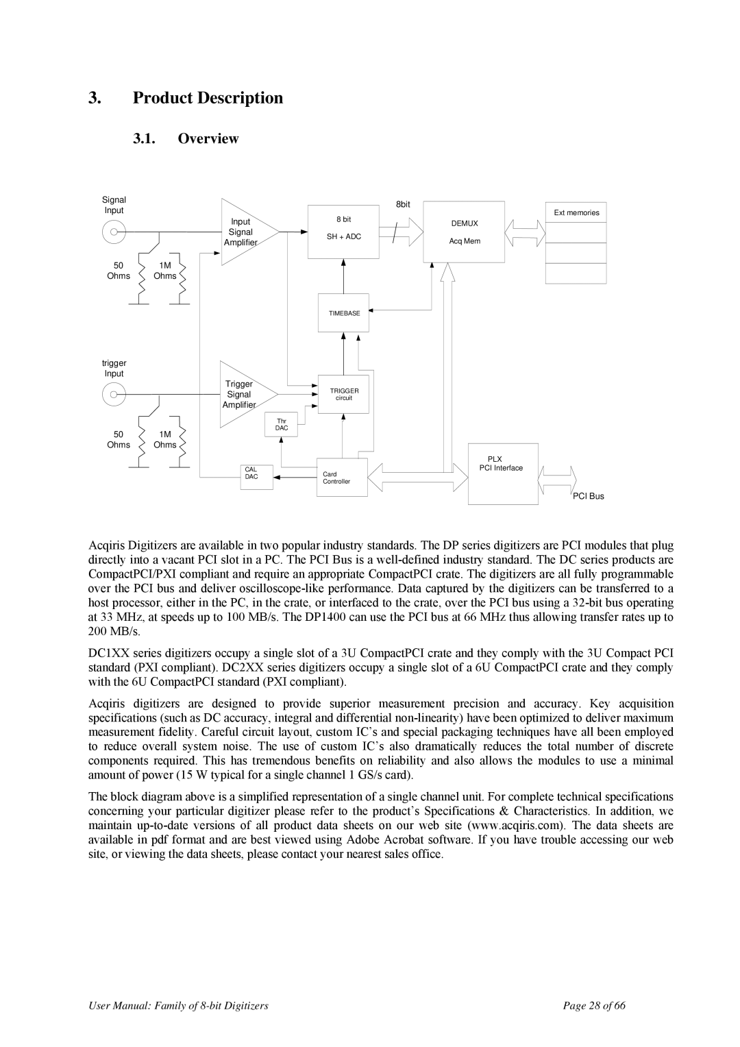 Agilent Technologies DC110, DP240, DP212, DP214, DP1400, DP111, DP210, DP235, DP211, DP106, DP105 DP110 Block Diagram, Overview 