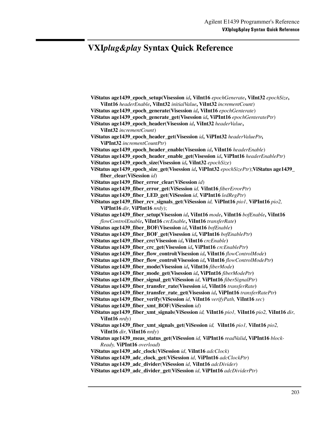 Agilent Technologies E1439 manual VXIplug&play Syntax Quick Reference 