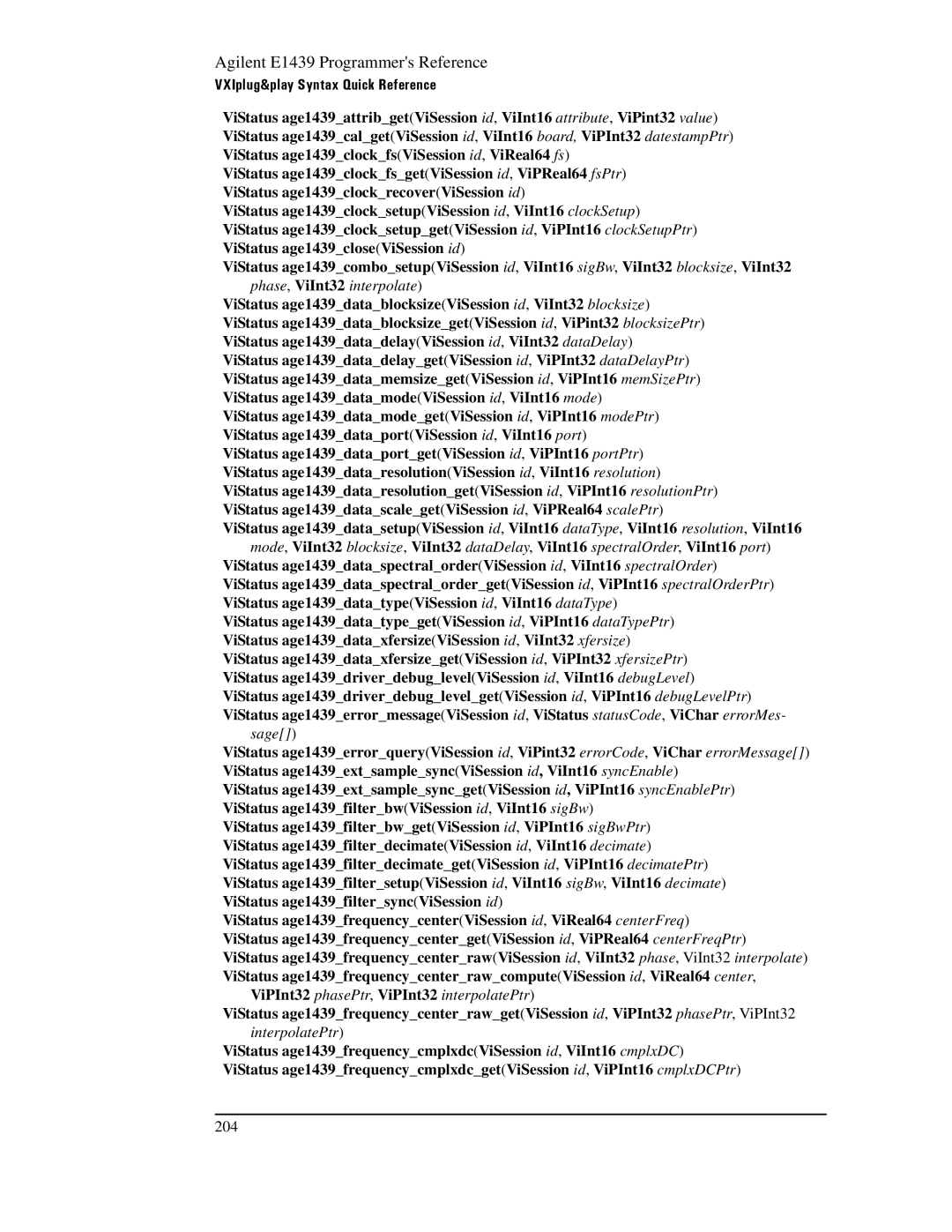 Agilent Technologies E1439 manual Sage 