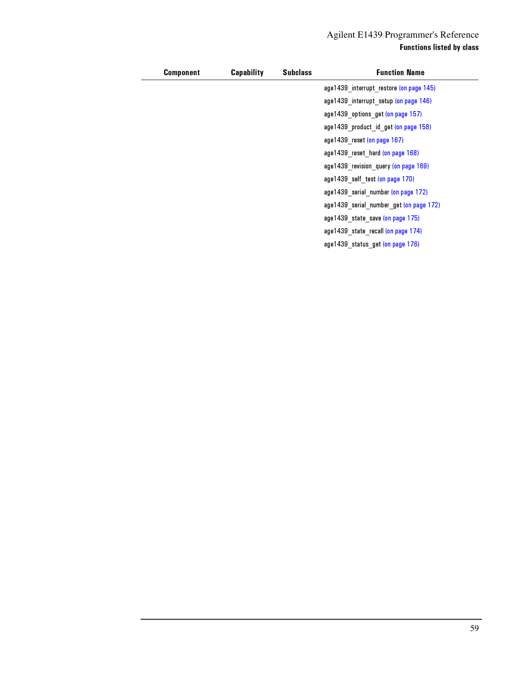 Agilent Technologies E1439 manual Age1439interruptrestore on 