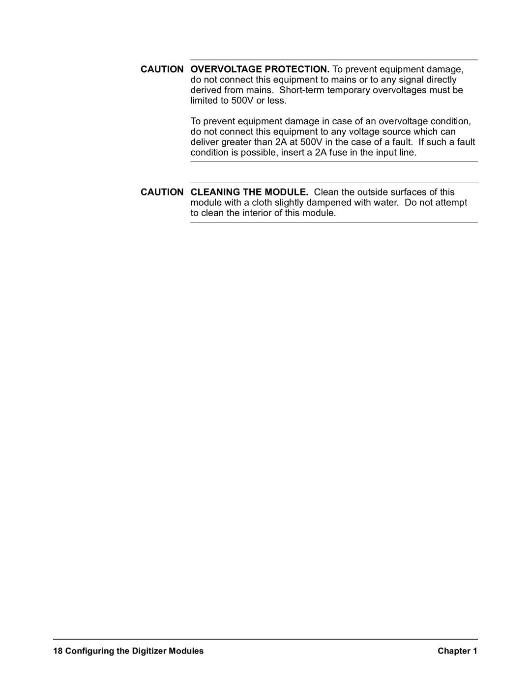 Agilent Technologies E1564A, E1563A user manual Configuring the Digitizer Modules Chapter 