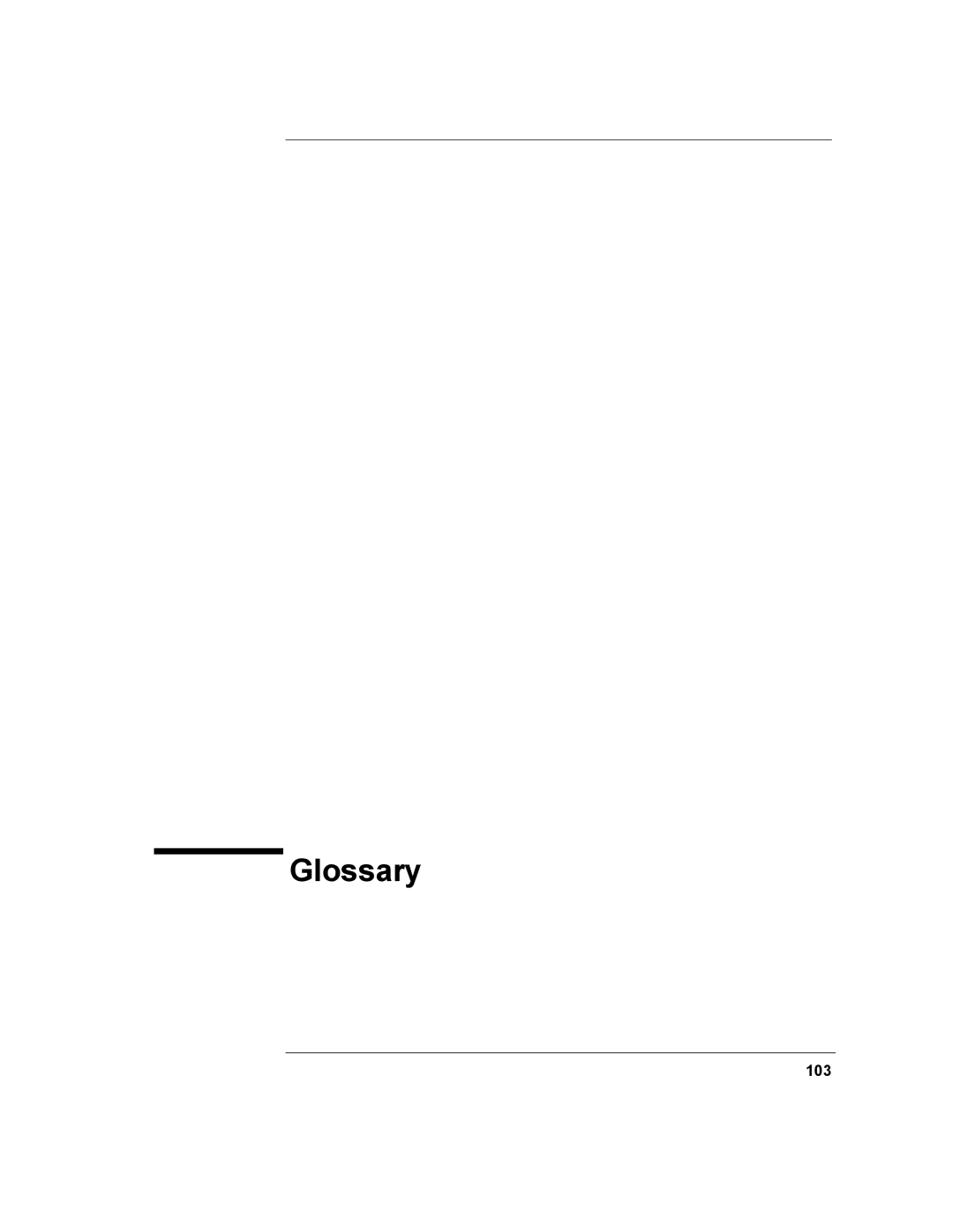 Agilent Technologies E2050-90003 manual Glossary, 103 