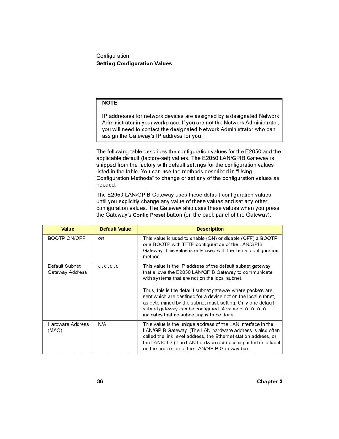 Agilent Technologies E2050-90003 manual 0.0 