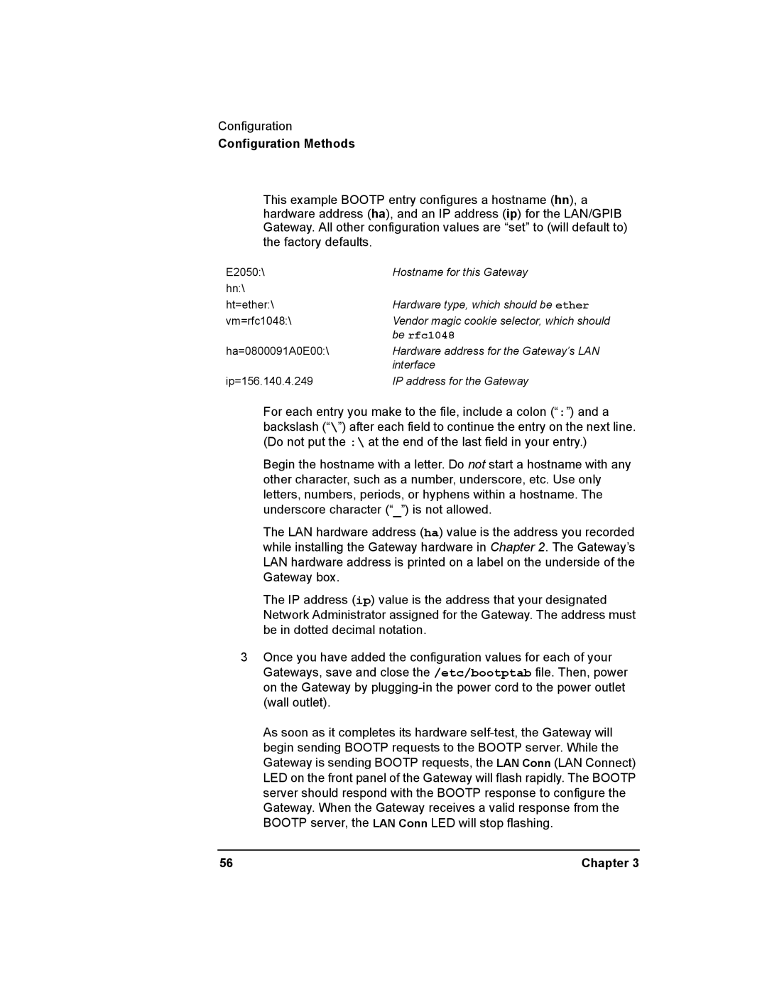 Agilent Technologies E2050-90003 manual Be rfc1048 