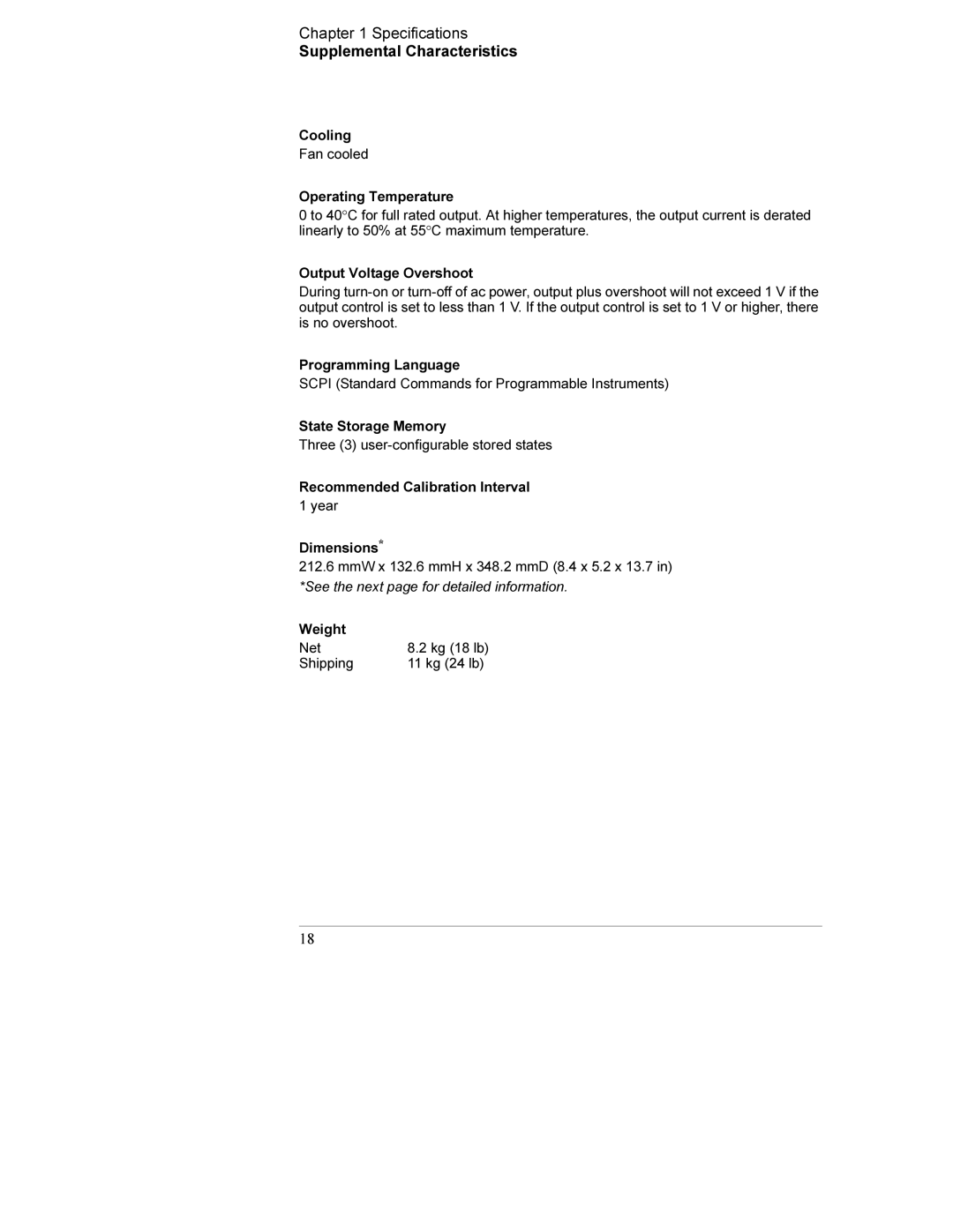 Agilent Technologies E3631A manual Specifications Supplemental Characteristics 