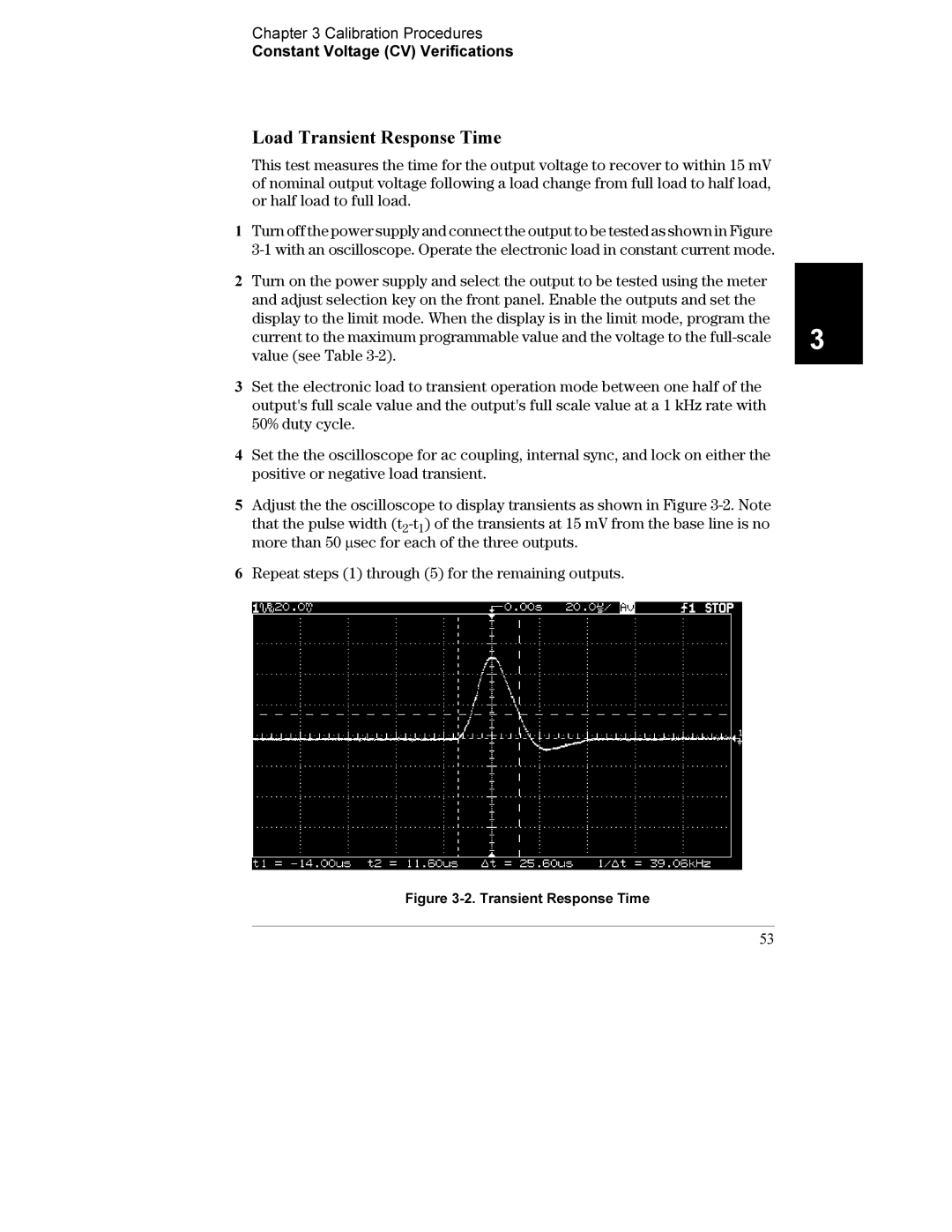 Agilent Technologies E3631A manual Load Transient Response Time 