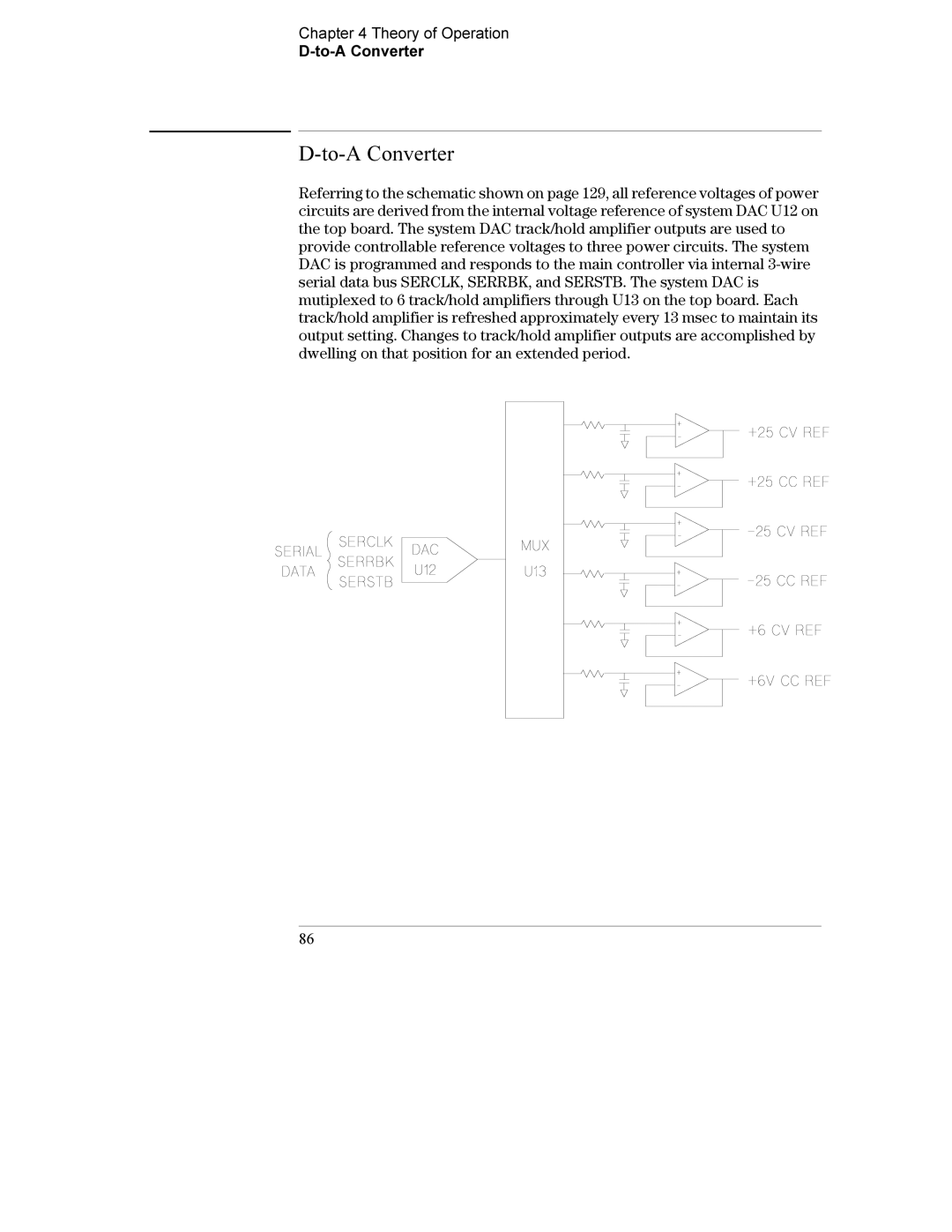 Agilent Technologies E3631A manual Theory of Operation To-A Converter 